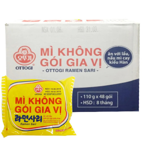 Mì không gói gia vị Ottogi 110g