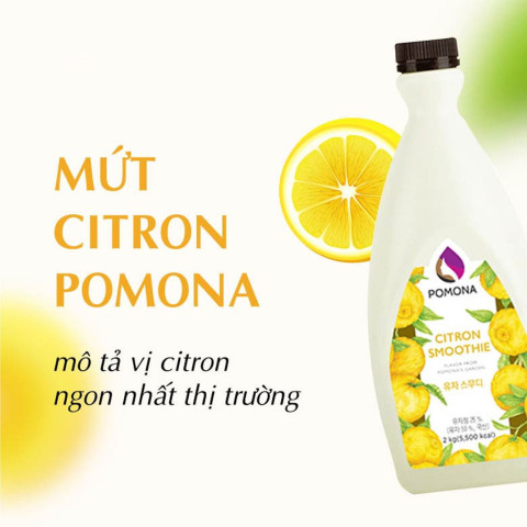 Mứt Sệt Thanh Yên Pomona Citron Smoothie 2kg