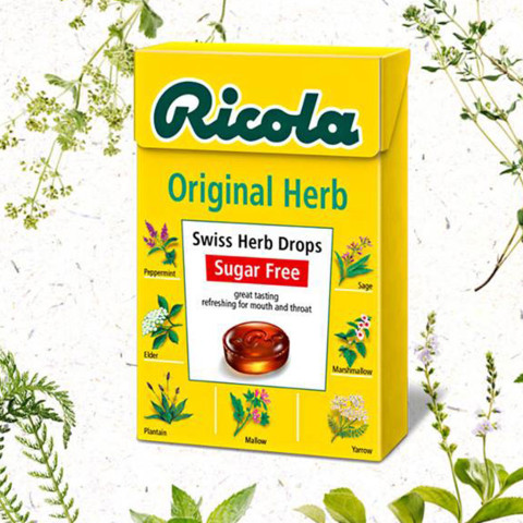 Kẹo thảo mộc không đường Ricola Original Herb 40g F184297