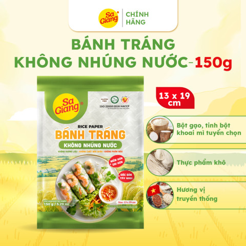 Bánh Tráng Không Nhúng Nước Sa Giang