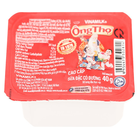 Sữa đặc có đường Ông Thọ 40g