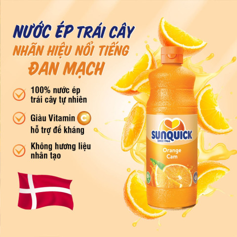 Nước Ép Cô Đặc Sunquick Cam 700ml
