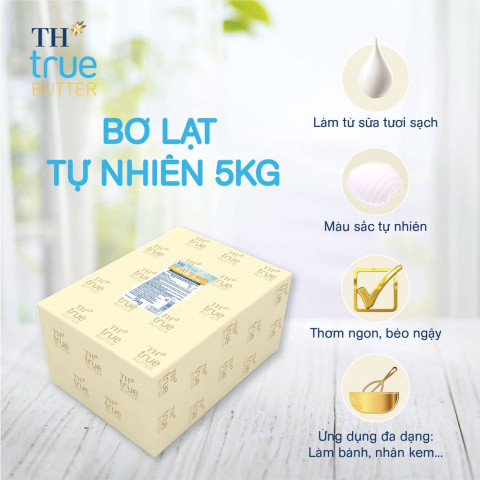 Bơ lạt TH True Butter 5kg