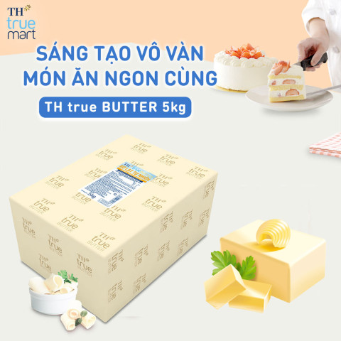 Bơ lạt TH True Butter 5kg