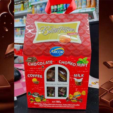 Kẹo mềm Arcor Butter Toffees ngôi nhà 180g