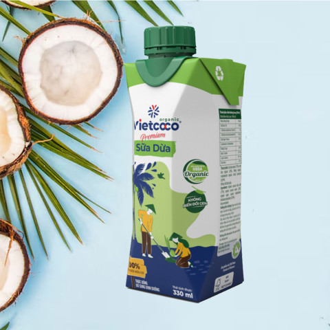 Sữa Dừa VIETCOCO hộp giấy 330ml
