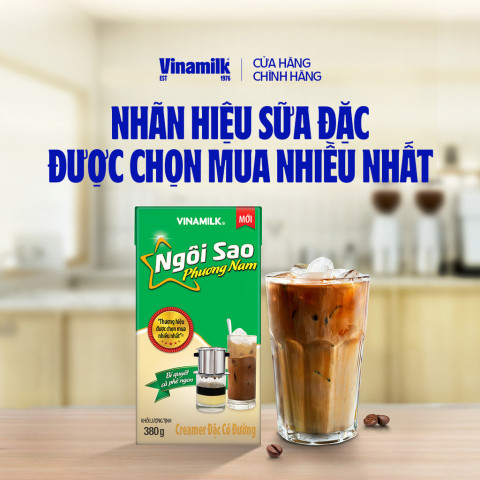 Sữa đặc Ngôi Sao Phương Nam hộp giấy 380g