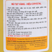 Mù tạt vàng Crystal 454g
