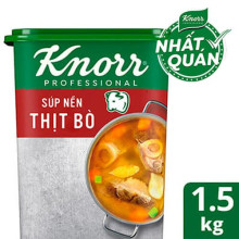 Súp nền thịt bò Beef Broth Base Knorr 1.5kg