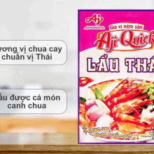 Gia vị nêm sẵn Aji-Quick lẩu Thái 50g