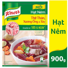 Hạt nêm thịt thăn, xương ống, tủy Knorr 900g