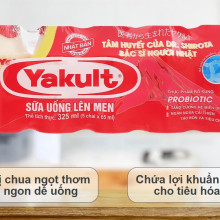 Sữa uống lên men Yakult lốc 5 chai 65ml