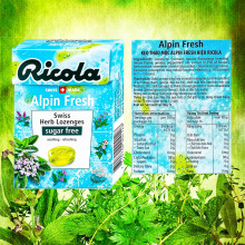 Kẹo thảo mộc alpin fresh Ricola 40g F184298 