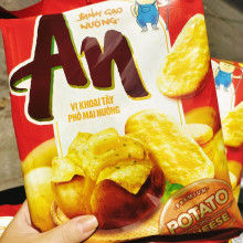 Bánh gạo vị khoai tây phô mai nướng Orion An 100.8g