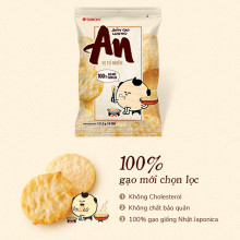Bánh gạo nướng vị tự nhiên Orion An 151.2g