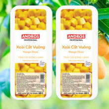 Xoài Cắt Đông Lạnh Andros Frozen Mango Dices 600g