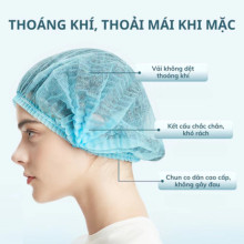 Nón con sâu trùm đầu gói 100 cái