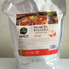 Sốt ướp thịt bulgogi Bibigo vị ớt cay 3kg