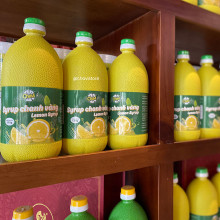 Sirô chanh vàng Chavi Syrup 1 lít