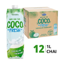 Nước dừa tươi Vinamilk Coco Fresh 1 lít