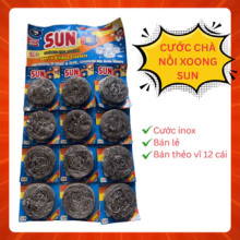 Cước kẽm chùi nồi vĩ 12 miếng