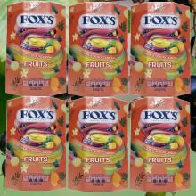 Kẹo Fox's trái cây chanh và lý chua đen 125g