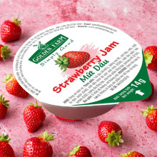 Mứt Dâu Golden Farm lốc 20 vĩ 14gr