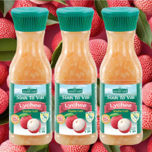 Sinh tố vải Golden Farm Lychee Smoothie Fruits 1 lít