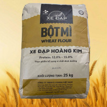 Bột mì Xe Đạp Hoàng Kim bao 25 kg