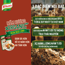 Hạt nêm nấm hương Organic Knorr 170g