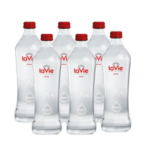 Nước khoáng thiên nhiên không ga LaVie chai thủy tinh 450ml