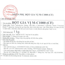 Bột gia vị Aji-Aroma M-C1000 CF (gà luộc) 1kg