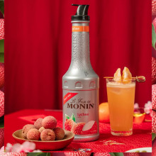 Mứt Vải Monin Lychee Puree 1L