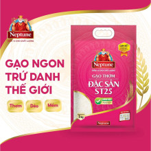 Gạo thơm Neptune ST25 bao 5kg