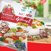 Hạt nêm Neptune 4 trong 1 vị heo 850g