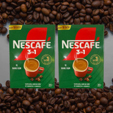 Cafe vị rang đậm Nescafe 3in1 hộp xanh 18 gói 16gr