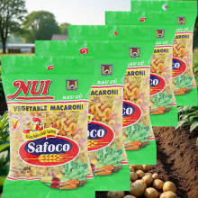 Nui rau củ chữ C Safoco Vegetable Macaroni 500g