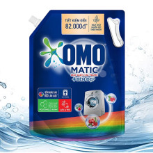 Nước Giặt OMO Matic Bền Đẹp Cửa Trước Túi 3.6kg