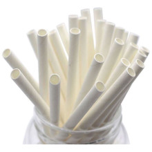 Ống hút giấy trắng size 6mm x 197mm