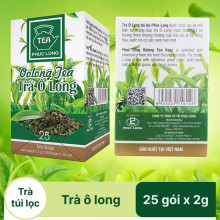 Trà ô long túi lọc Phúc Long hộp 50g