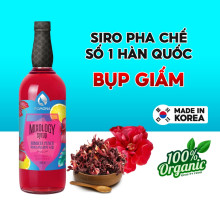 Sirô Hoa Bụp Giấm Pomona Hibiscus Syrup 1 lít