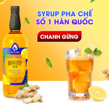 Sirô Chanh Gừng Pomona Ginger & Lemon Syrup 1 lít
