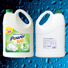 Nước rửa chén POWER100 tinh dầu chanh can 3.5kg
