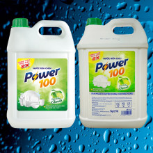 Nước rửa chén POWER100 tinh dầu chanh can 9kg