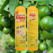 Nước rửa chén Power100 tiết kiệm hương chanh 750g