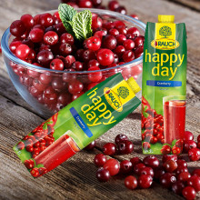 Nước ép Nam Việt Quất Rauch Happy Day Cranberry 1L