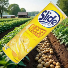 Khoai Tây Chiên Vị Phô Mai Slide Potato Crisps 150gr