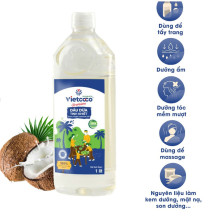Dầu dừa nguyên chất tinh luyện Vietcoco chai 1 lít