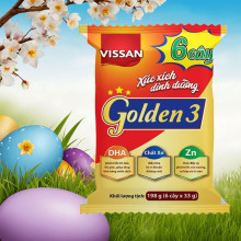 Xúc Xích Dinh Dưỡng Golden 3 Vissan 198gr